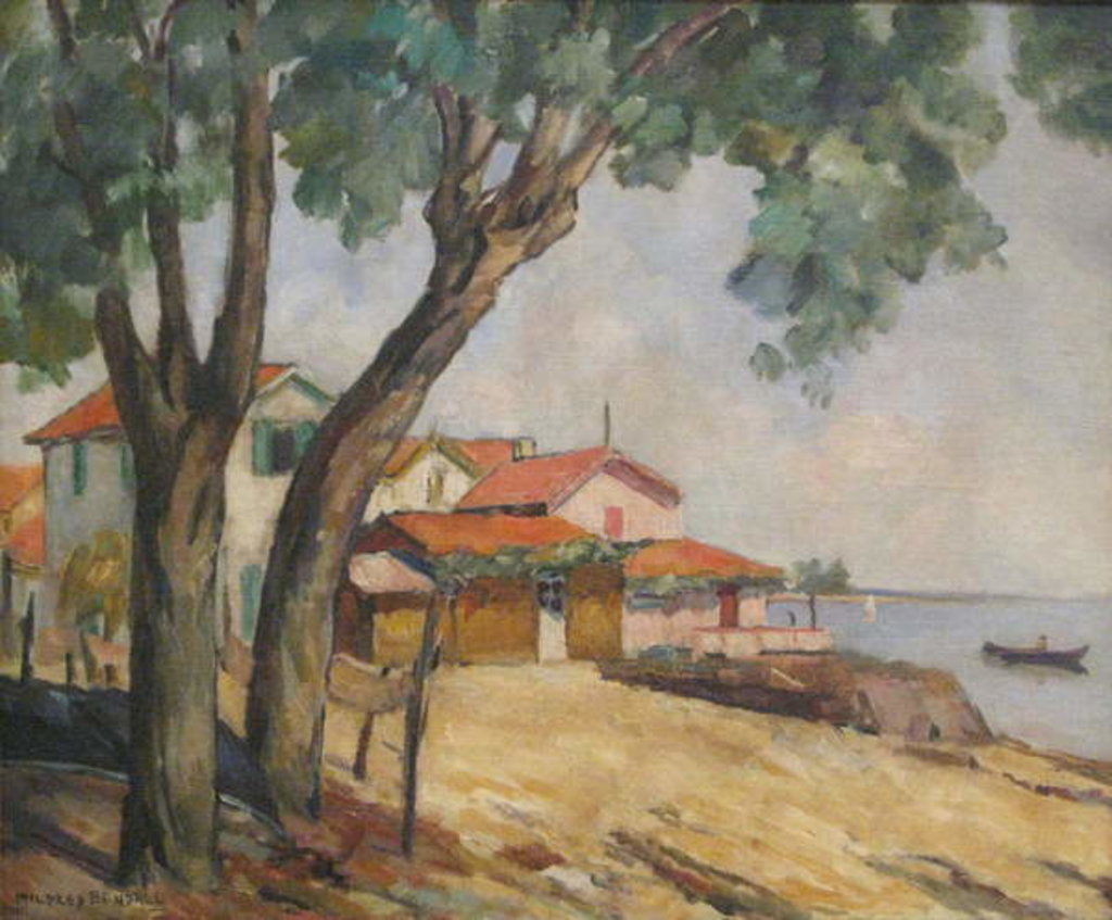 Detail of View at Arcachon, 1931 by Mildred Bendall