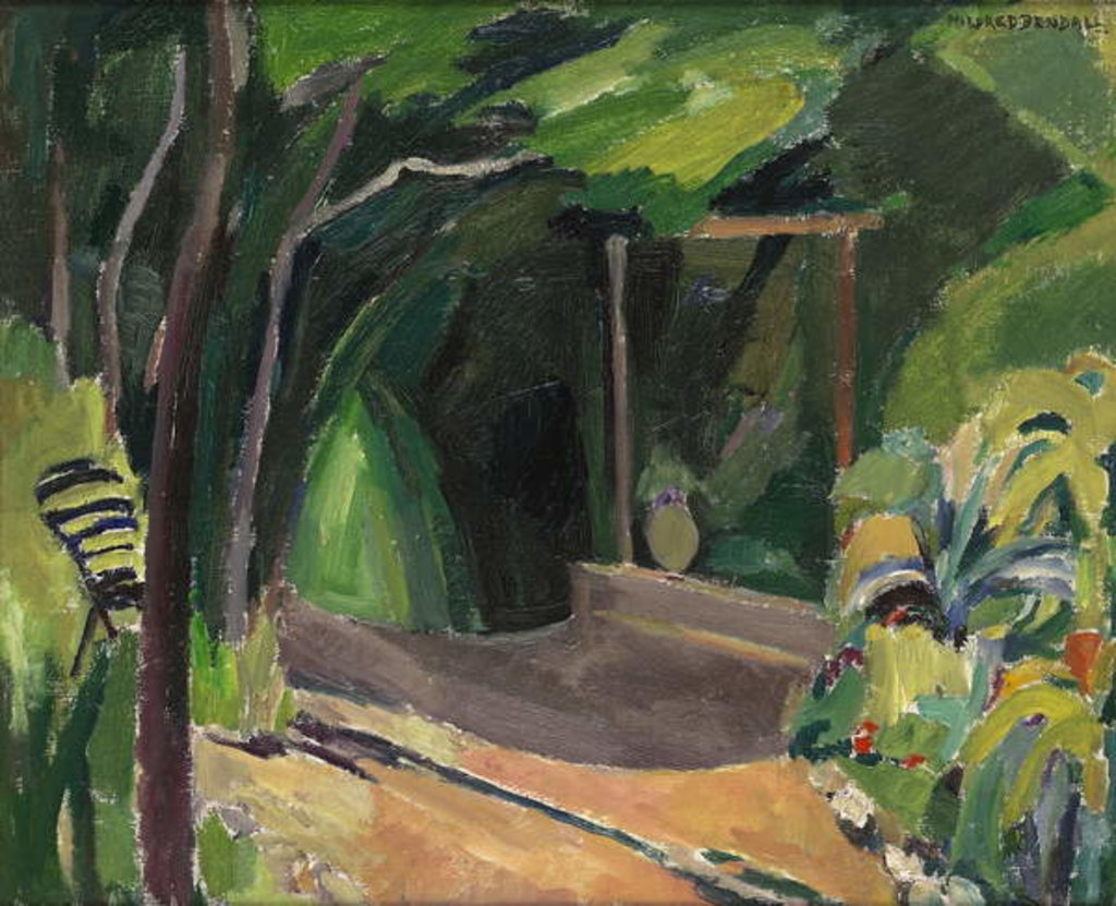 Detail of Un coin de jardin, c.1940 by Mildred Bendall