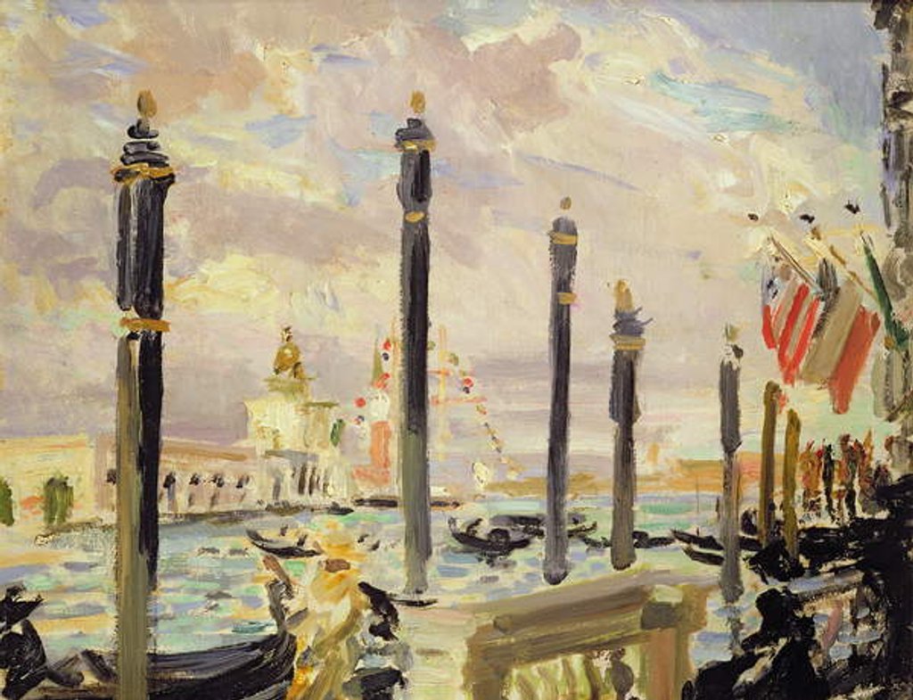 Detail of Venice by Jacques-Emile Blanche