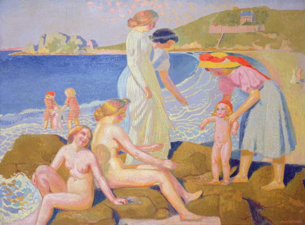 Detail of The Big Beach, 1912 by Maurice Denis
