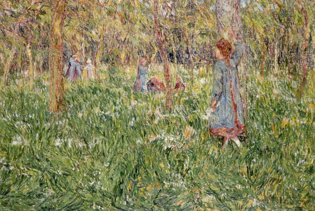Detail of In the Wood, 1910 by Modest Huys