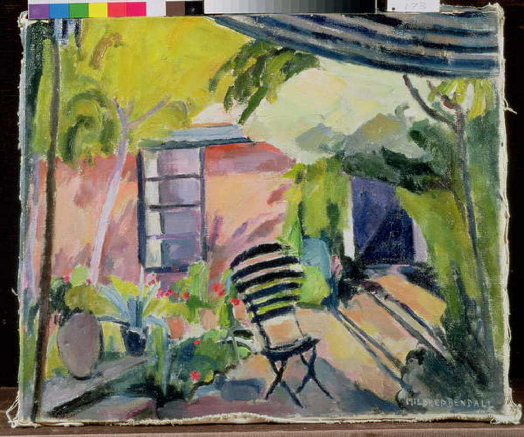 Detail of The Artist's Garden at Monsegur by Mildred Bendall