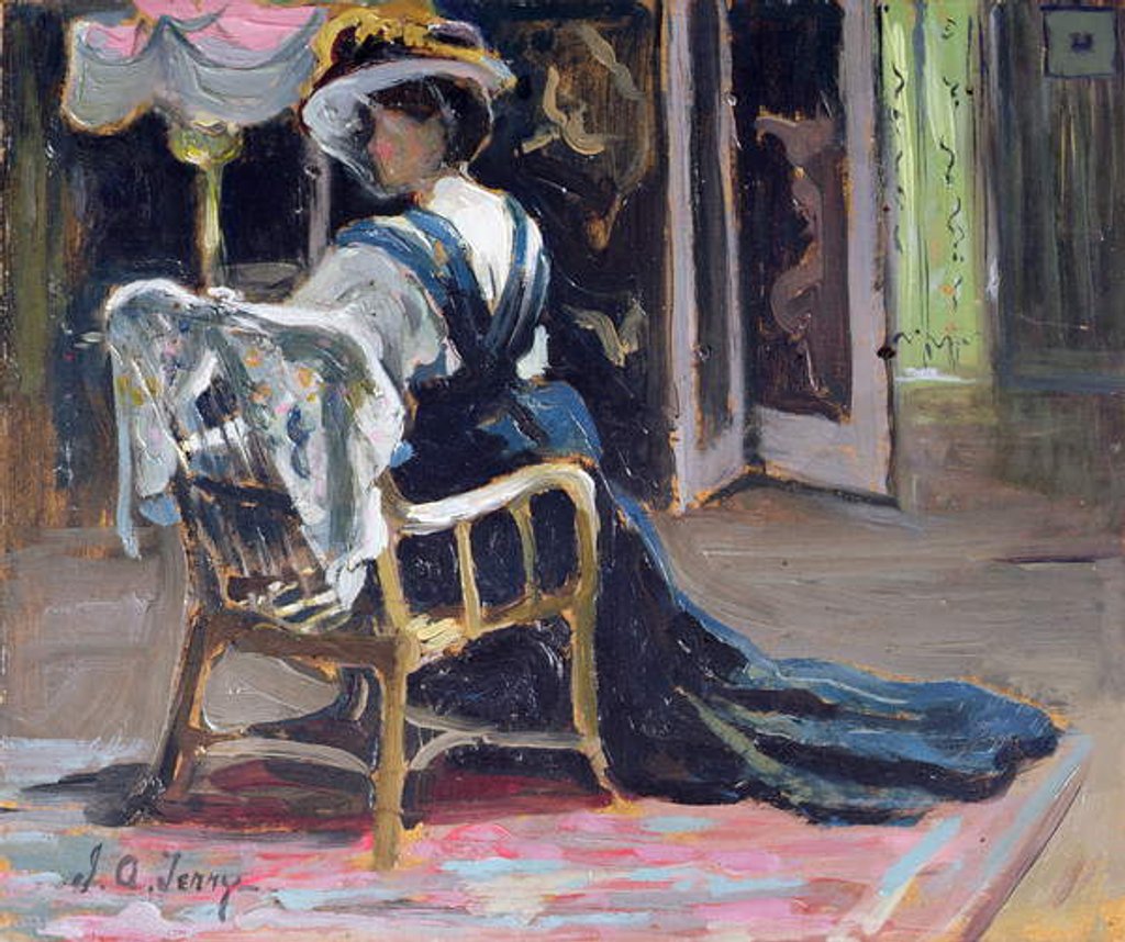 Detail of In the Studio by Joseph Alfred Terry