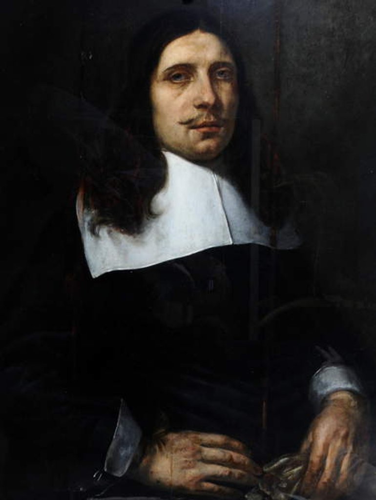 Detail of Andrew Marvell, c.1650-70 by Bartolomeus van der (attr. to) Helst
