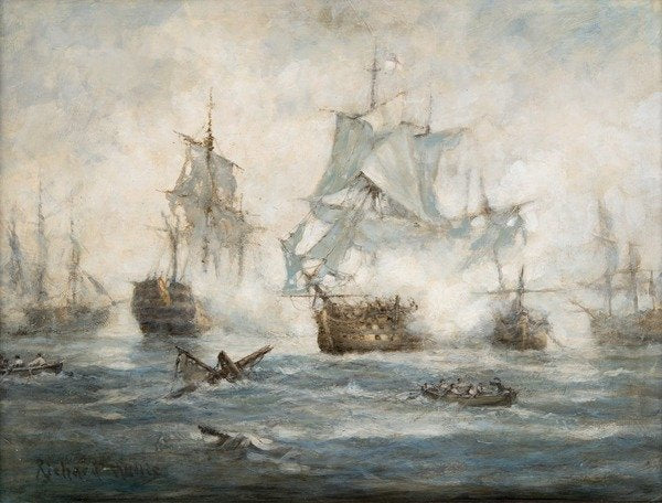 Detail of Trafalgar - End Game by Richard Willis