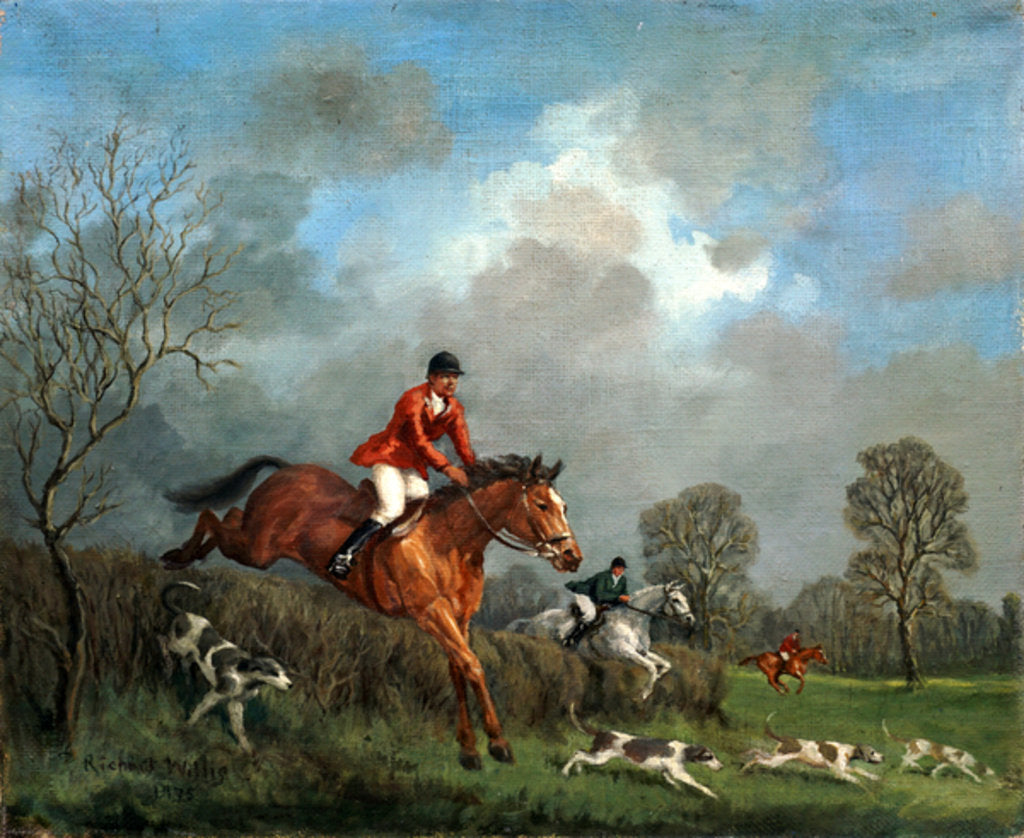Detail of The Hunt by Richard Willis