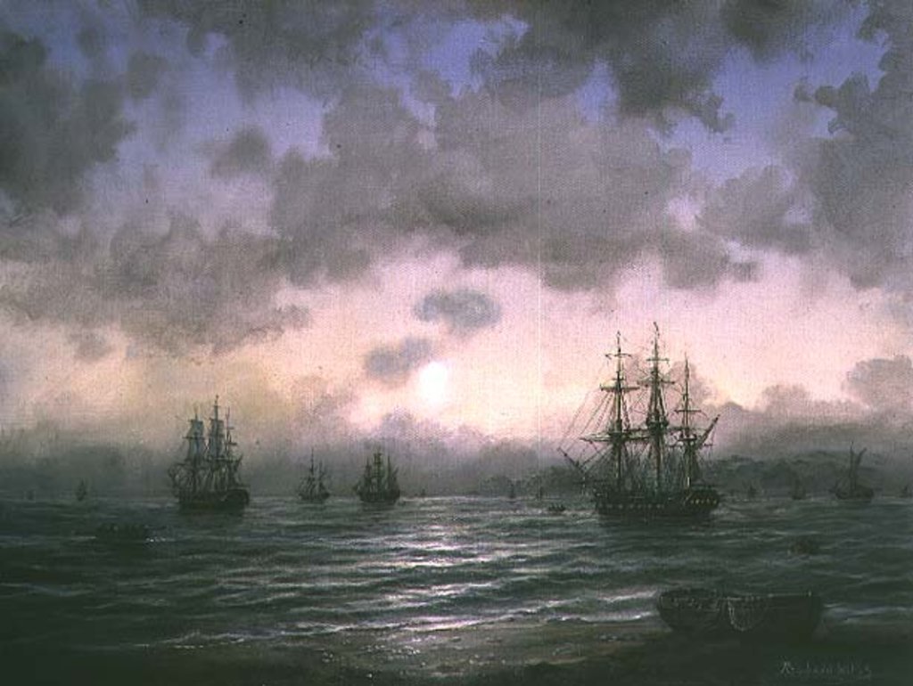 Detail of Waiting for the Tide by Richard Willis