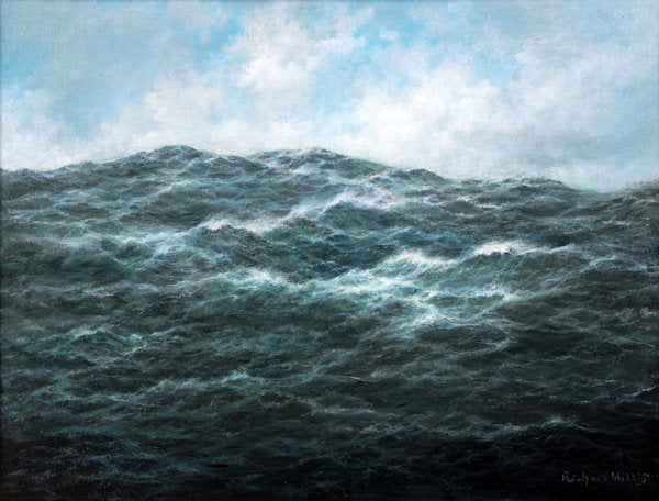 Detail of Atlantic Ocean, 2013 by Richard Willis