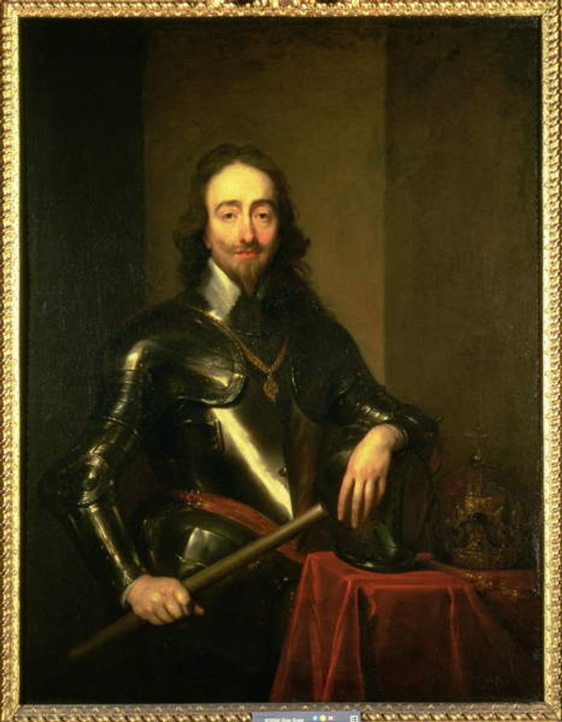 Detail of Charles I by Anthony van Dyck