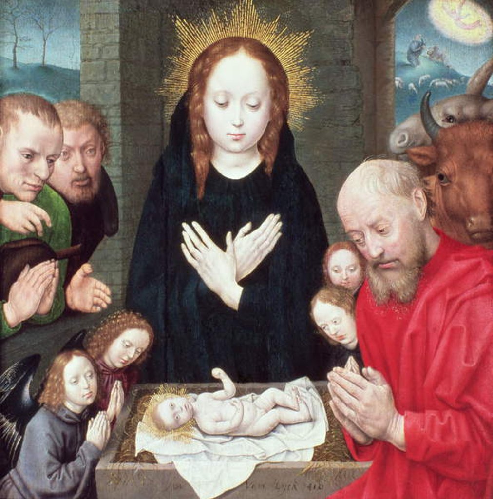 Detail of Adoration of the Shepherds by Hugo van der Goes