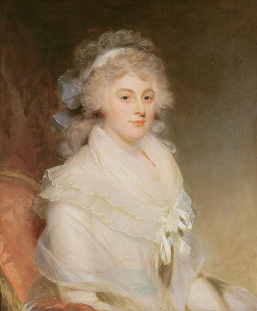 Detail of Elizabeth Beauclerk, Lady Herbert by William Beechey