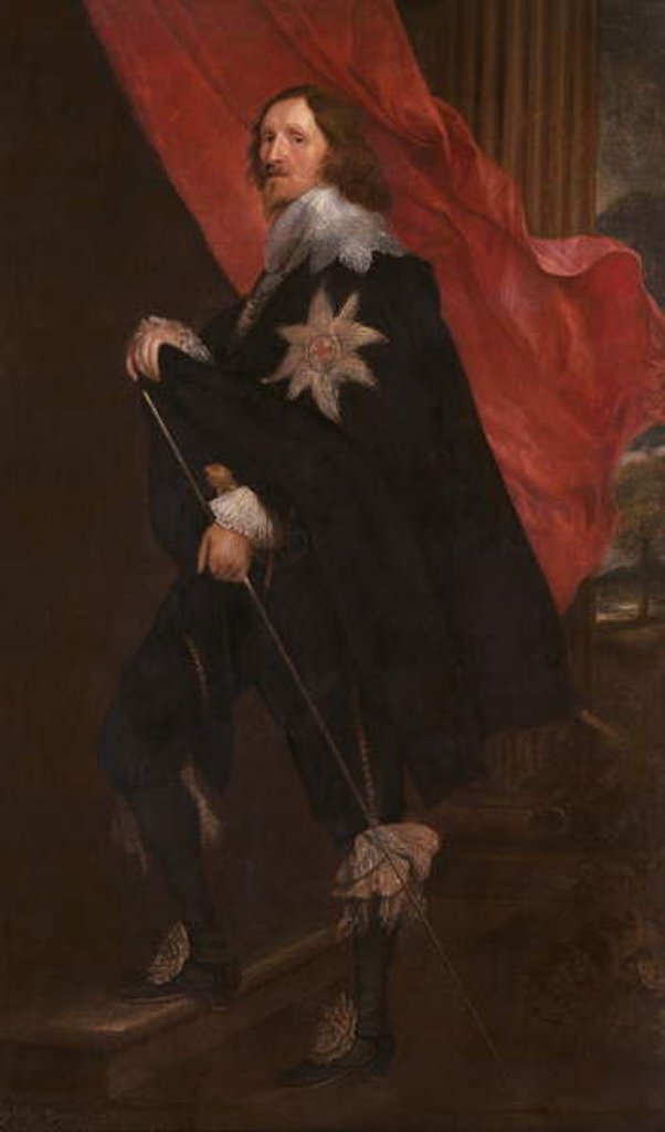 Detail of Philip, 4th Earl of Pembroke by Anthony van Dyck