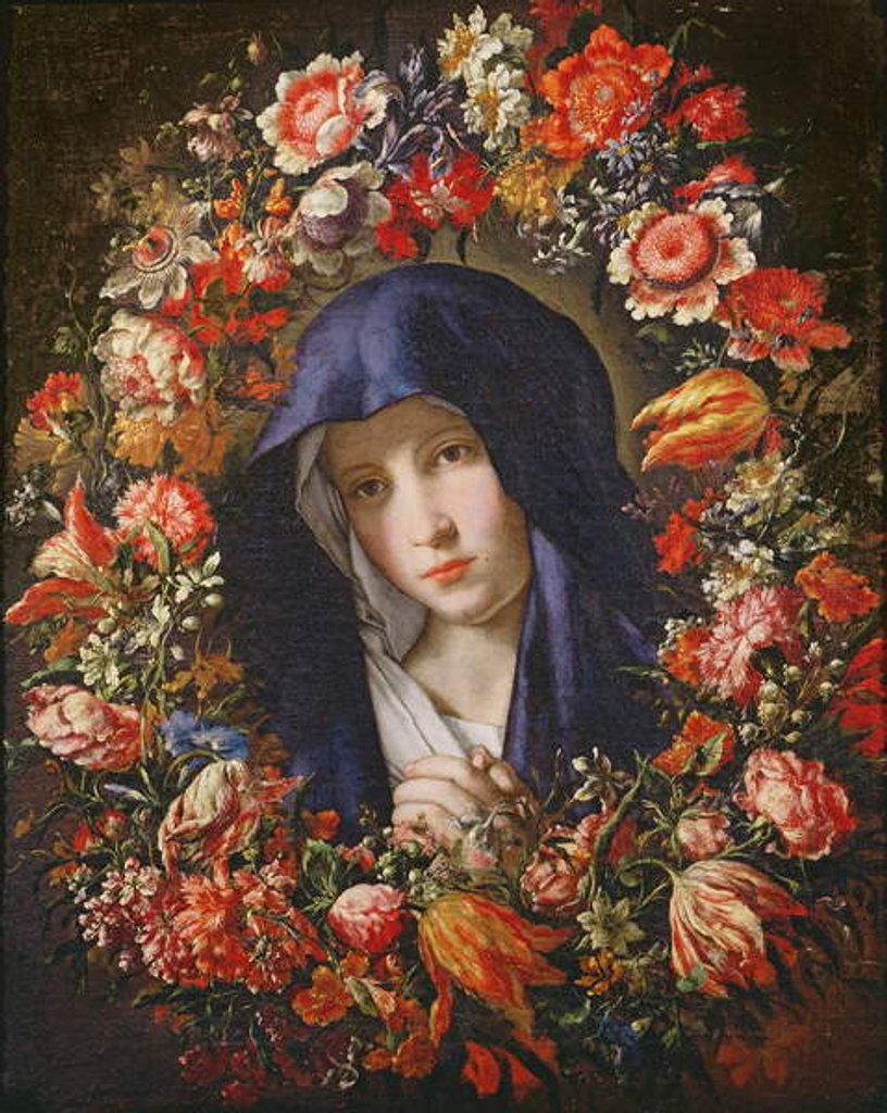 Detail of Madonna by Il Sassoferrato