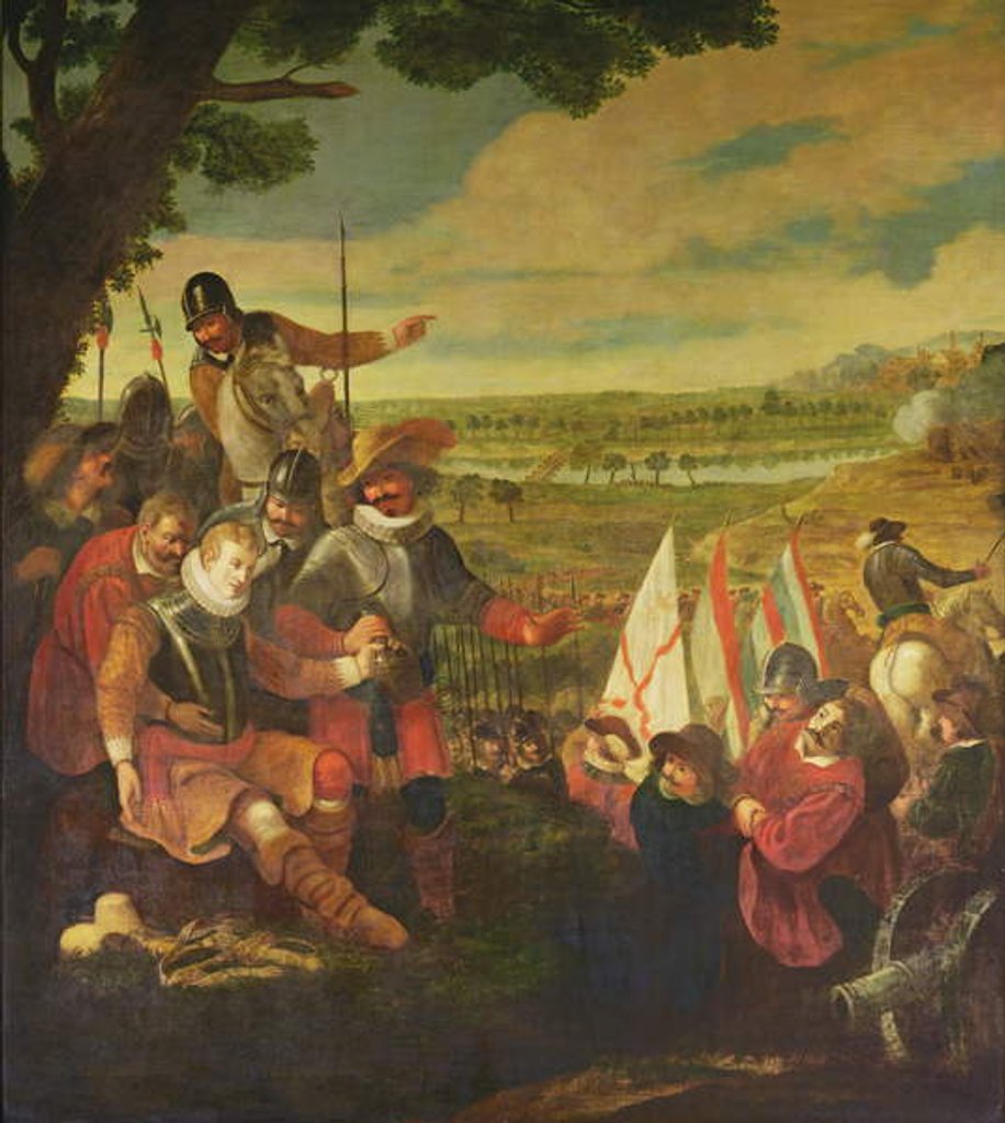 Detail of The Wounding of Sir Philip Sidney at the Battle of Zutphen, 22nd September 1586 by Flemish School