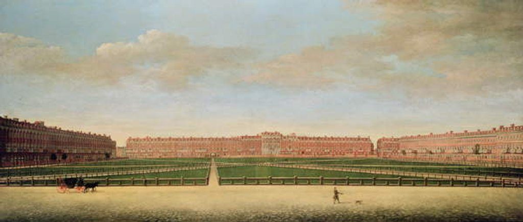 Detail of Lincoln's Inn Fields by Samuel Scott