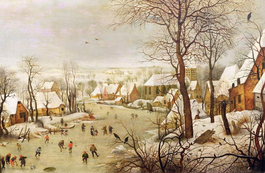 Detail of Bird Trap by Pieter the Younger Brueghel