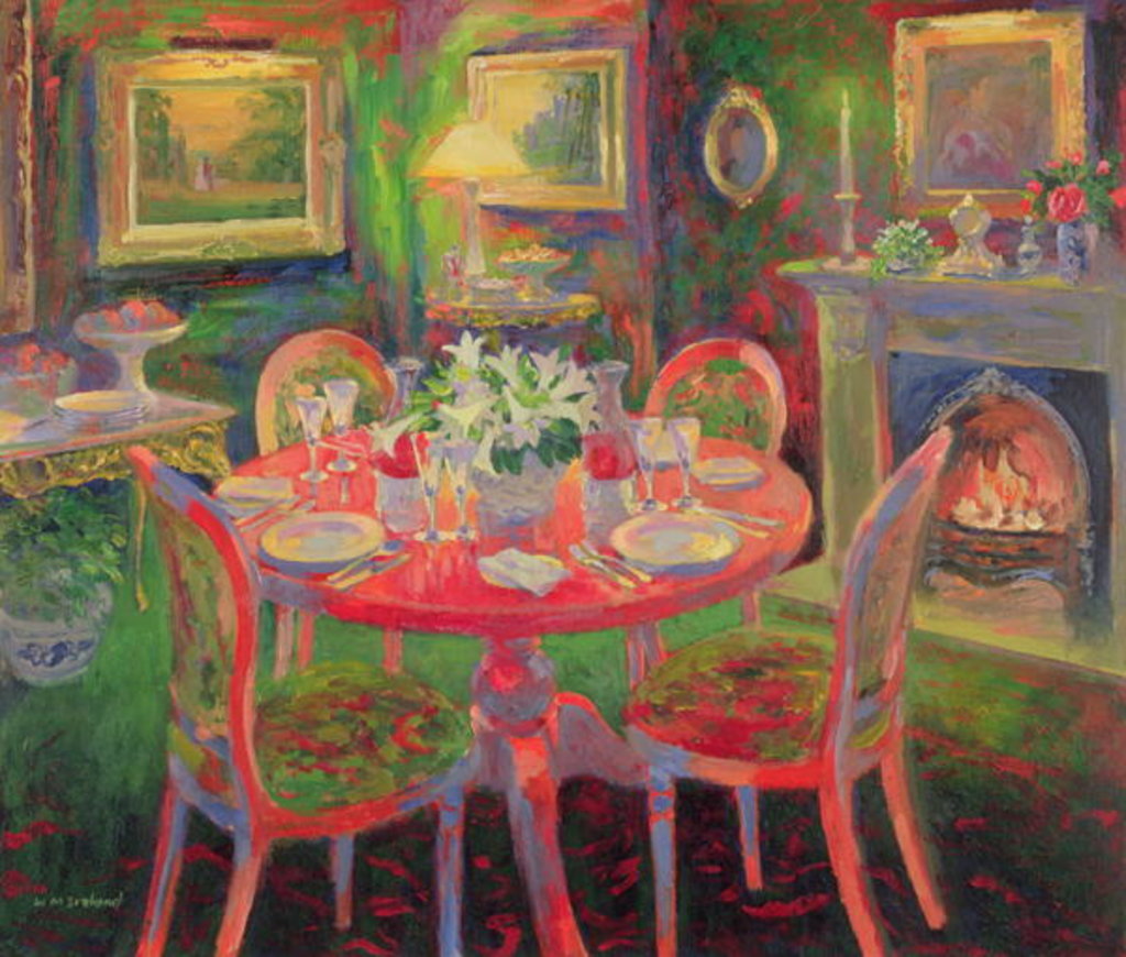 Detail of The Dining Room, c.2000 by William Ireland