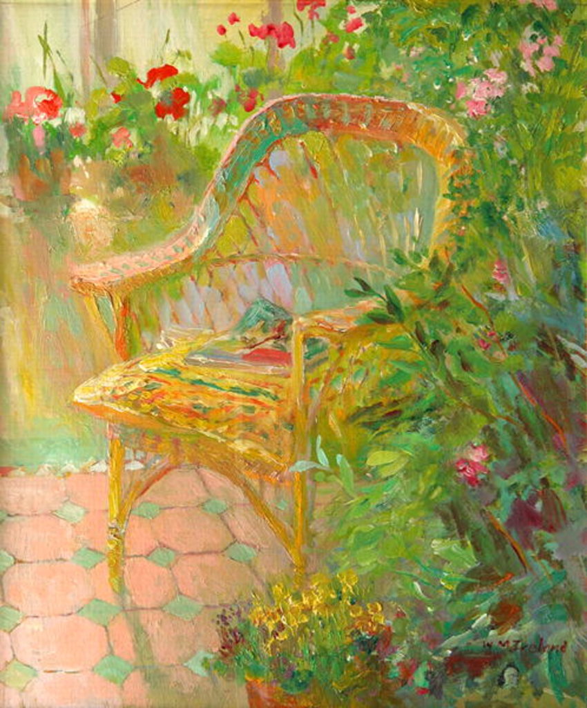 Detail of Wicker Chair, 2000 by William Ireland