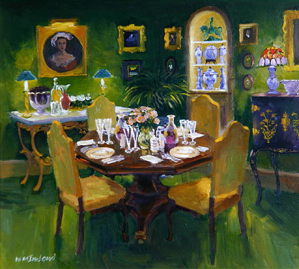 Detail of Dinner Party by William Ireland