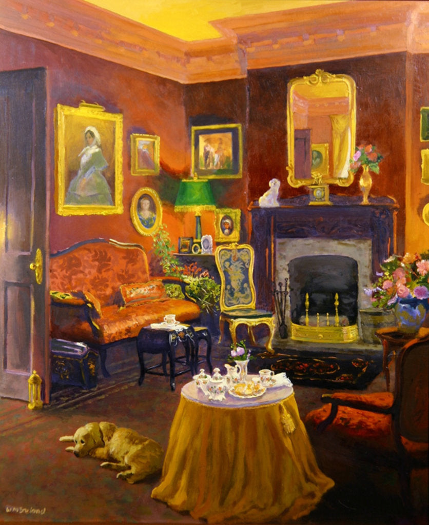 Detail of Red Room by William Ireland