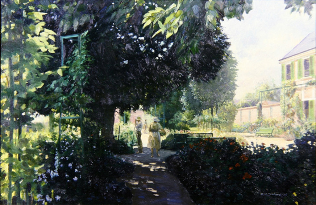 Detail of Monet's Garden by William Ireland