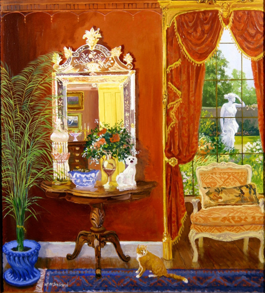 Detail of Red Hallway by William Ireland