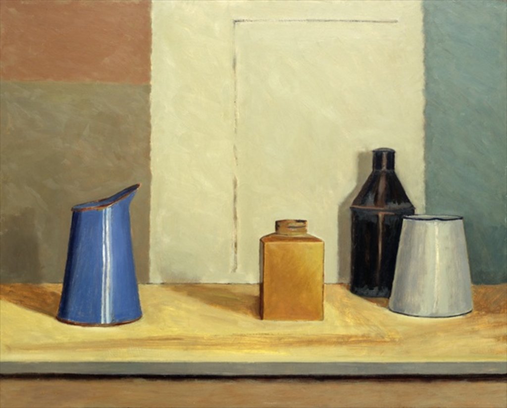 Detail of Blue Jug Alone by William Packer