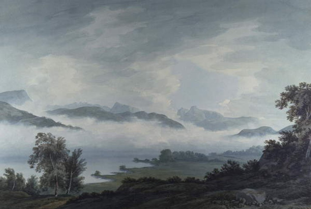 Detail of Windermere by John Warwick Smith