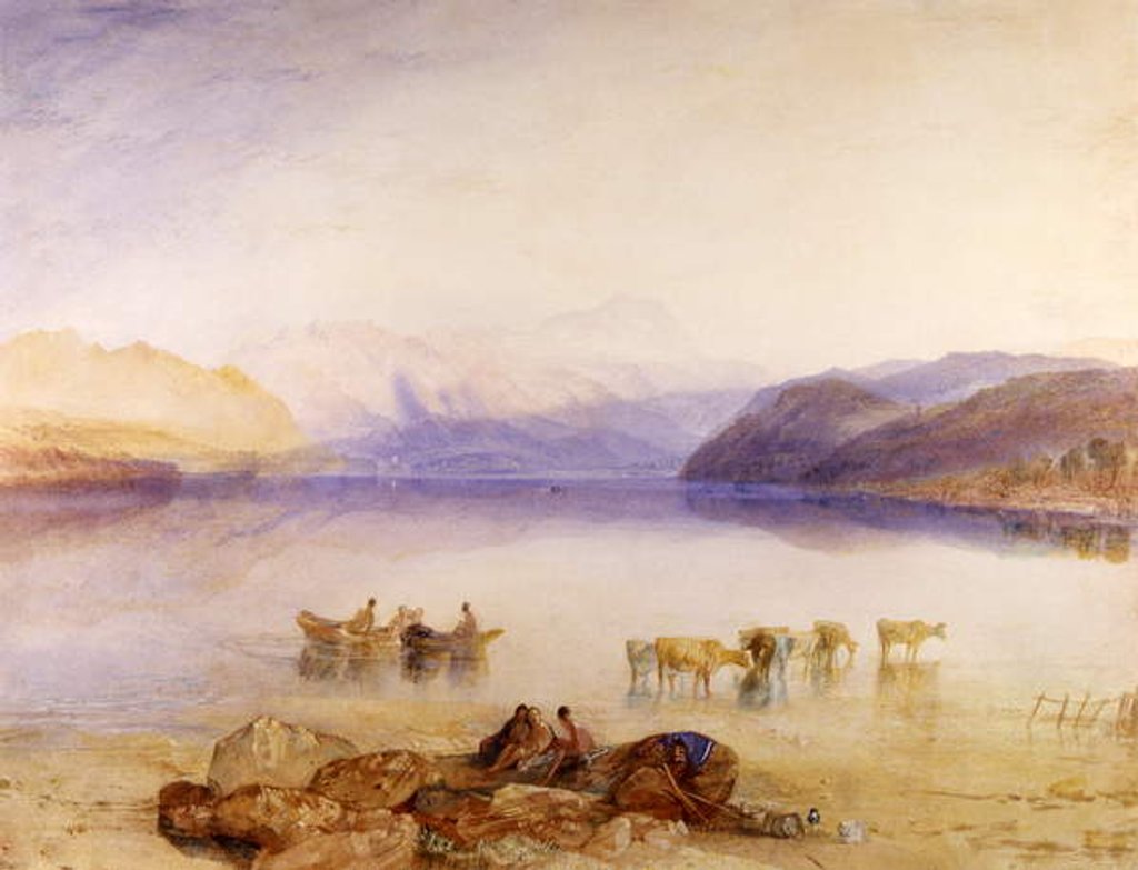 Detail of Ullswater, Cumberland, c.1835 by Joseph Mallord William Turner