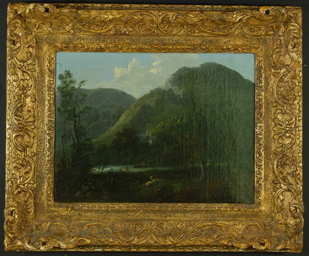 Detail of Rydal Hall, c.1790 by Thomas Sautelle Roberts