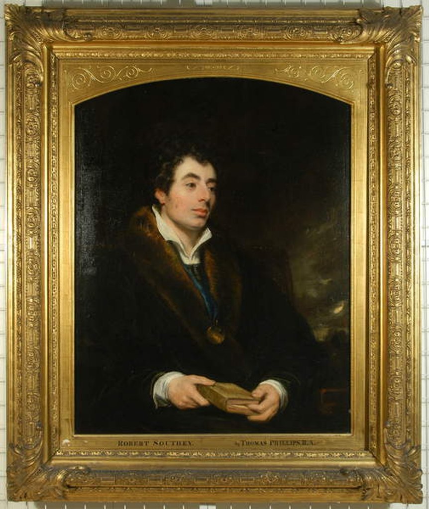 Detail of Portrait of Robert Southey, c.1818 by Thomas Phillips