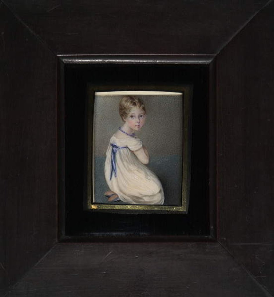 Detail of Portrait of Edith May Southey, 1809 by Matilda Betham