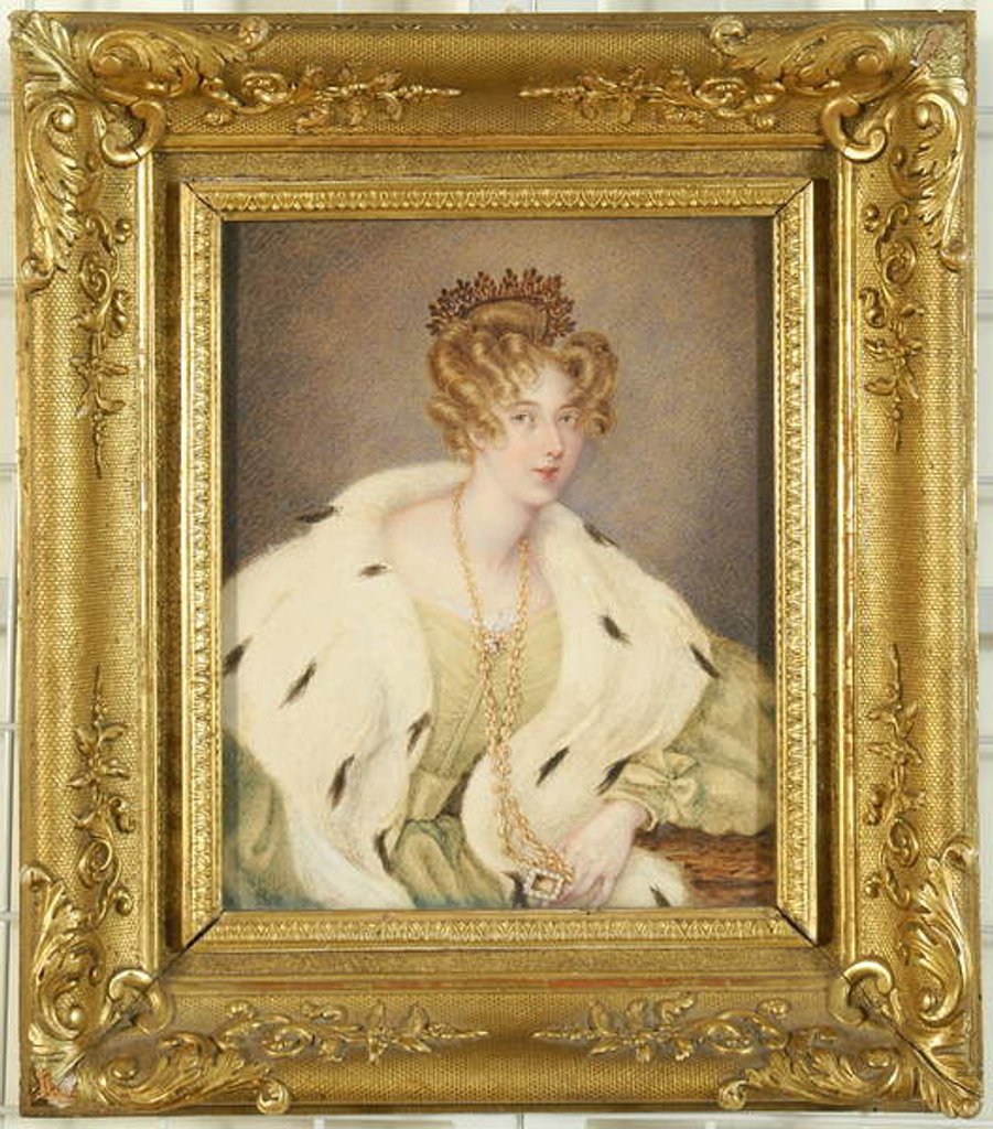 Detail of Portrait of Edith May Southey by Caroline Bowles