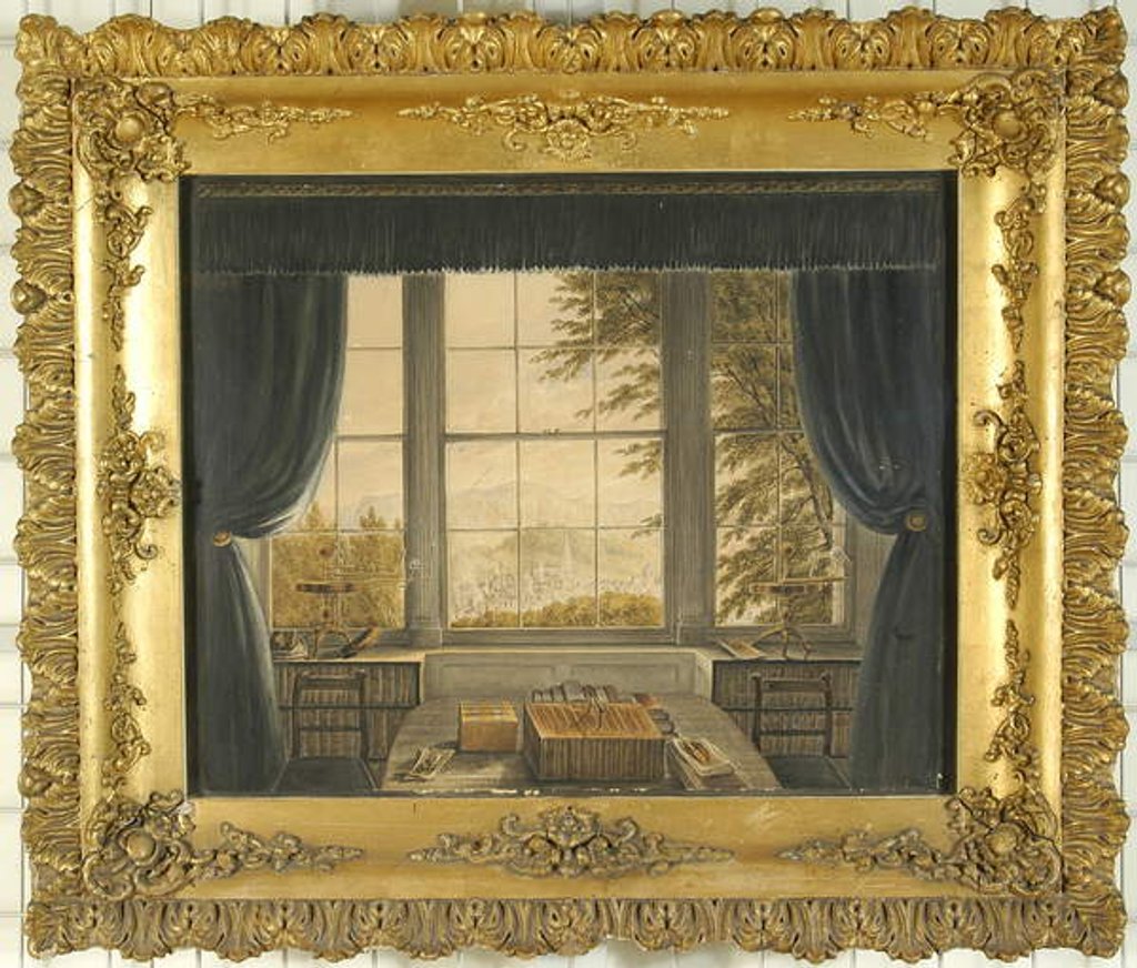 Detail of South Window of the Study of Greta Hall, 1841 by Caroline Bowles