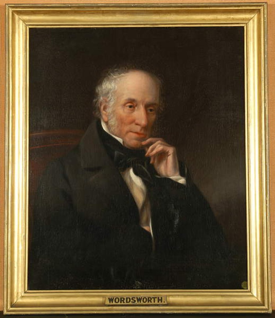 Detail of Portrait of William Wordsworth, 1844 by Samuel Crosthwaite