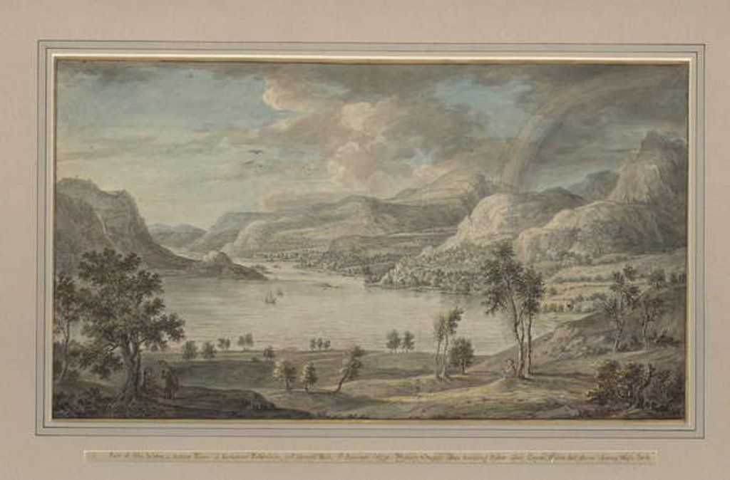 Detail of Parts of Ulls Water, c.1770-80 by Lady Mary Lowther