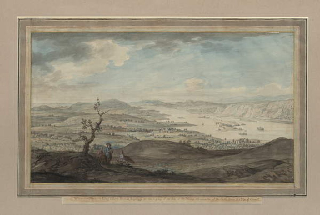 Detail of Winander-Mere, c.1770-80 by Lady Mary Lowther