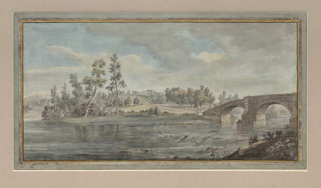 Detail of Ouze Bridge, Armathwaite, c.1770-80 by Lady Mary Lowther