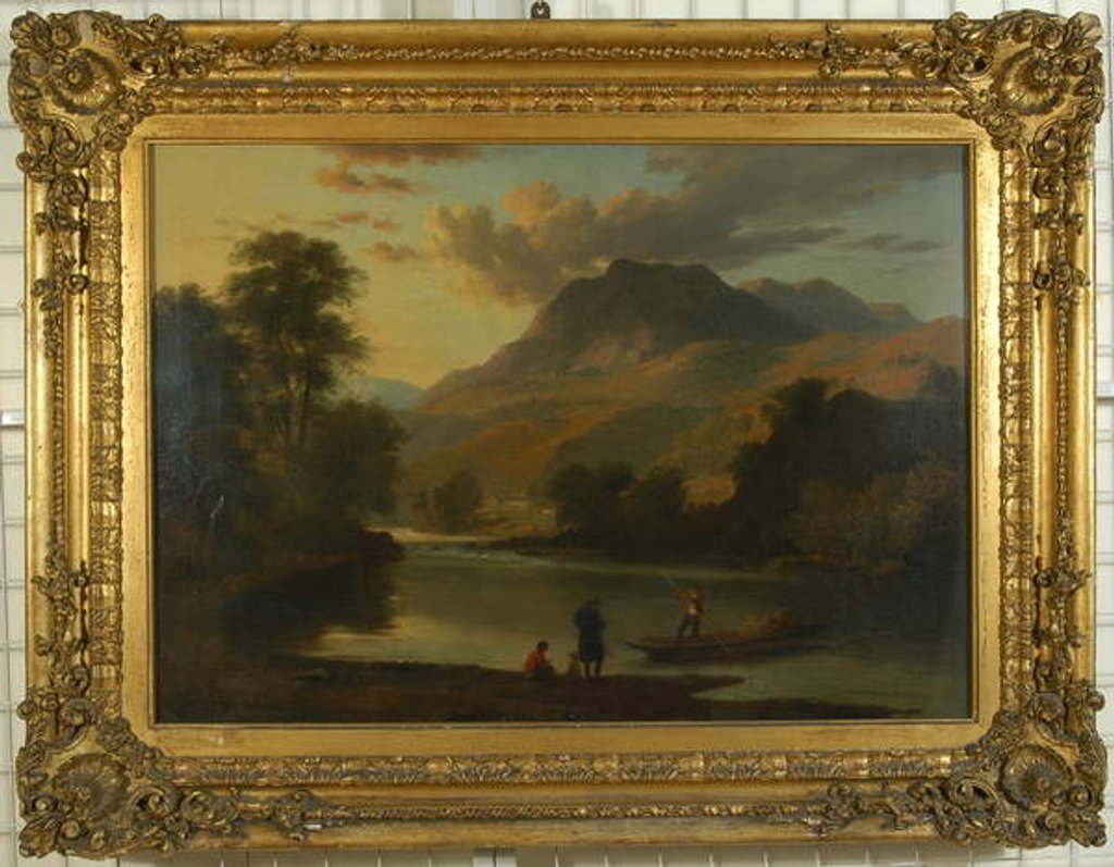Detail of Loughrigg and the River Brathay, c.1807 by Ramsay Richard Reinagle