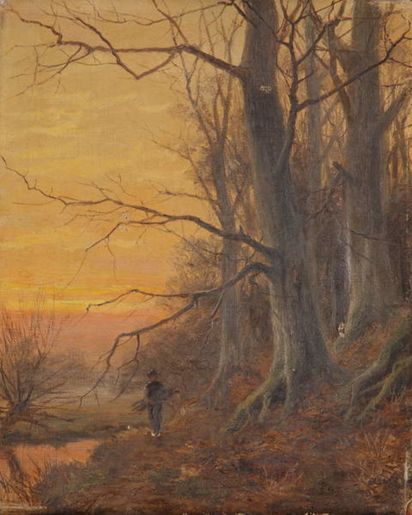 Detail of River Teme, Worcestershire by Harry William Adams