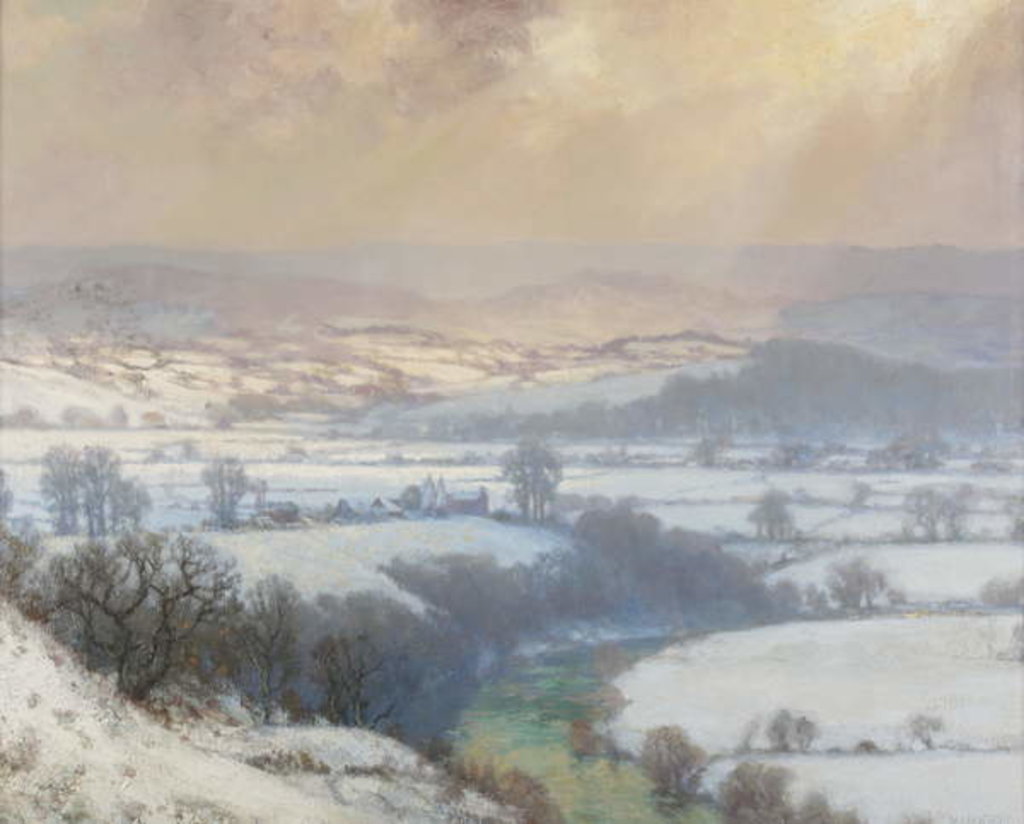 Detail of Valley of the Teme by Harry William Adams