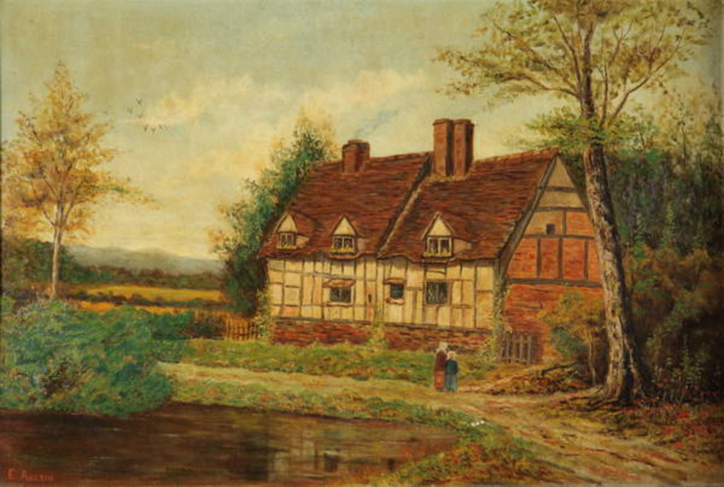 Detail of Near Worcester, 1897 by Edward Austin