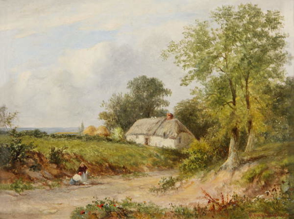 Detail of Near Yarmsley, 1873 by Henry Chaplin