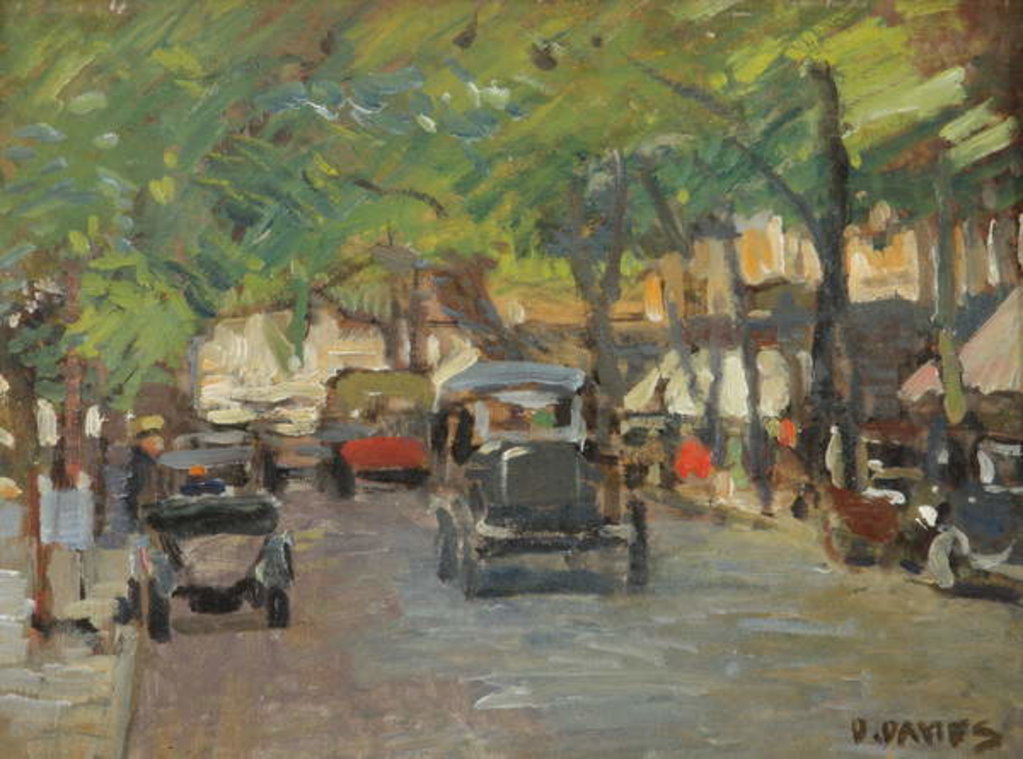 Detail of Cheltenham Promenade by David Davies