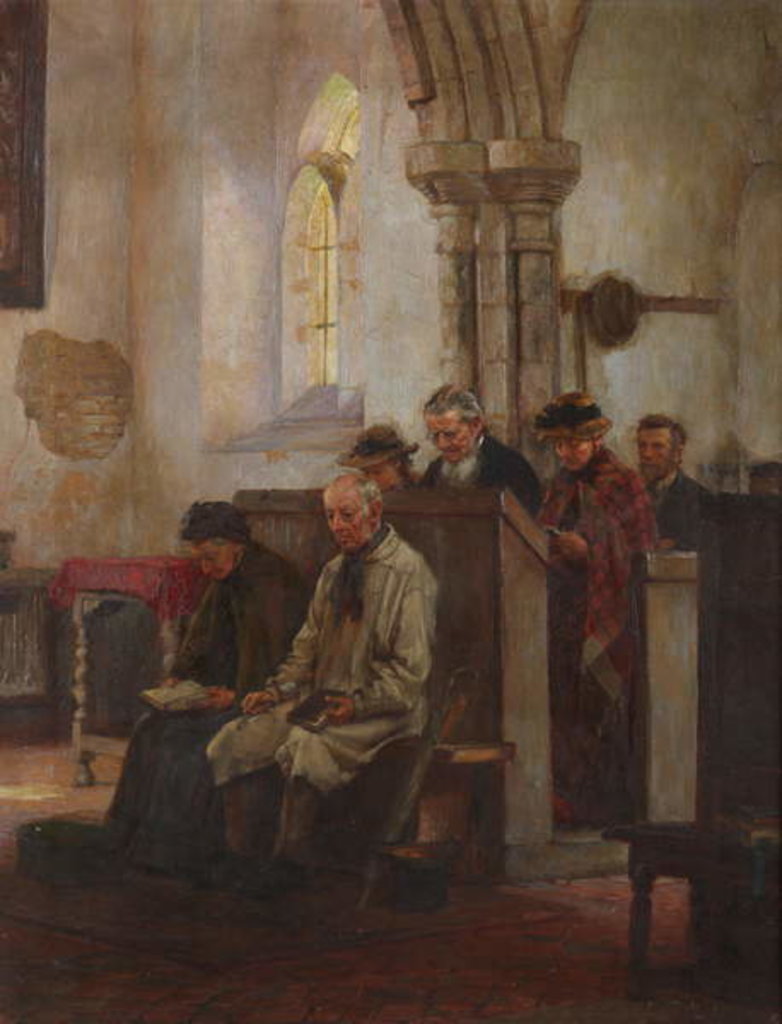 Detail of The Sabbath Day by William Teulon Blandford Fletcher
