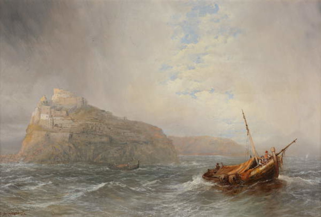 Detail of Storm over Lemnos, Greece by Sydney Herbert