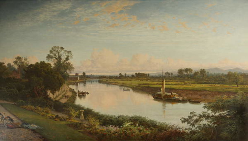 Detail of Smooth Severn Stream, 1886 by Benjamin Williams Leader