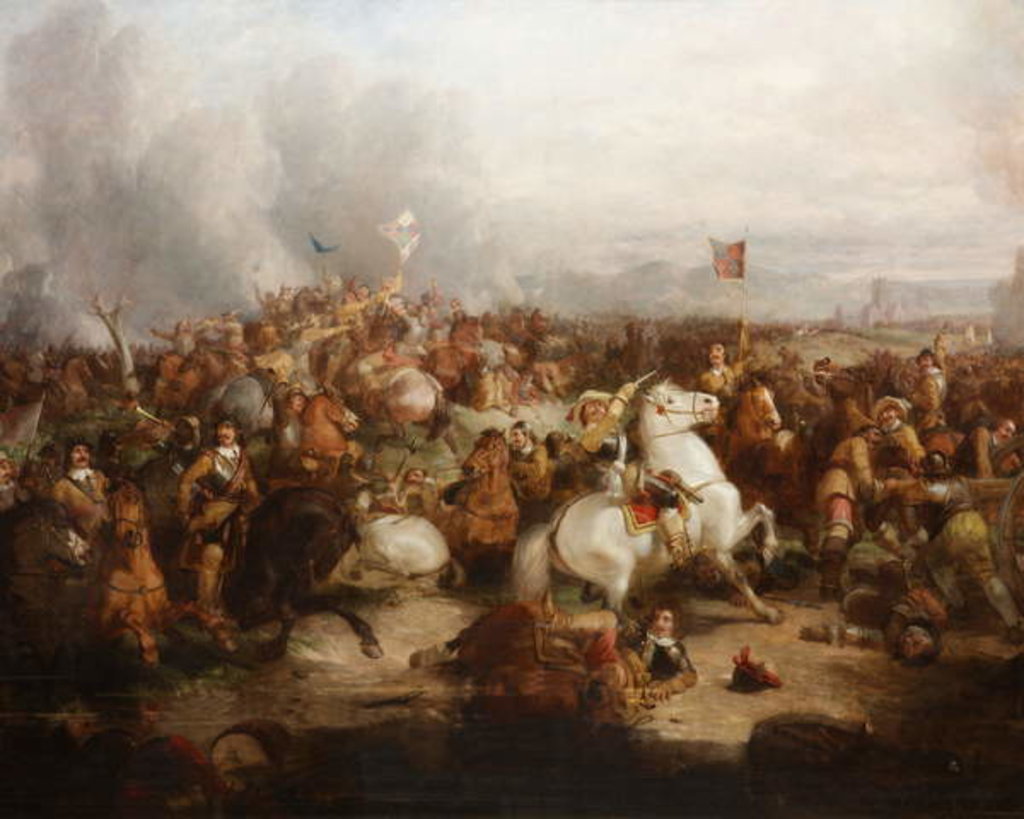 Detail of The Battle of Worcester, 3 September 1651 by Thomas Woodward