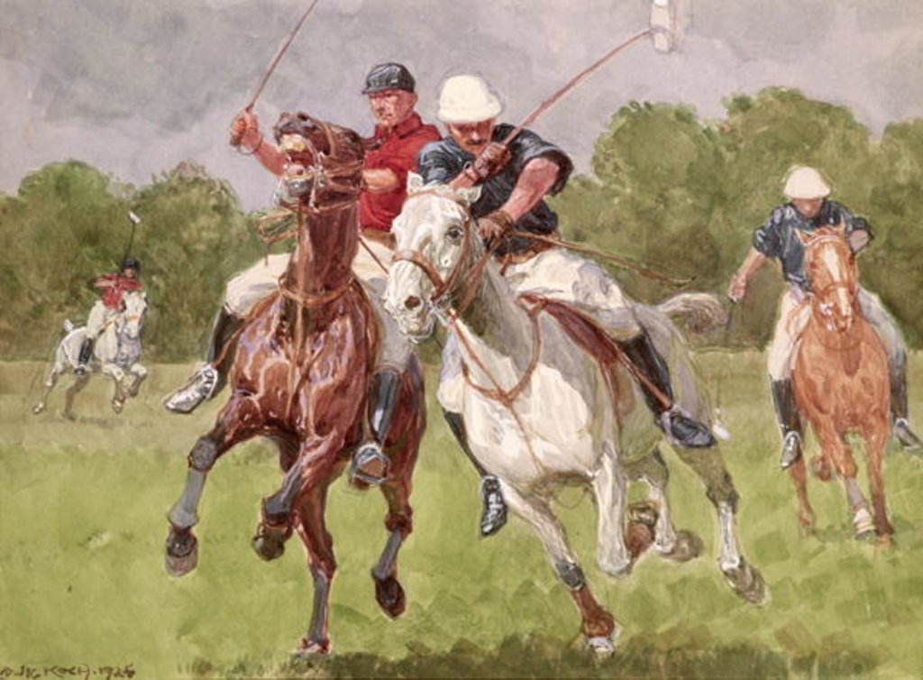 Detail of Riding Off, 1925 by Ludwig Koch