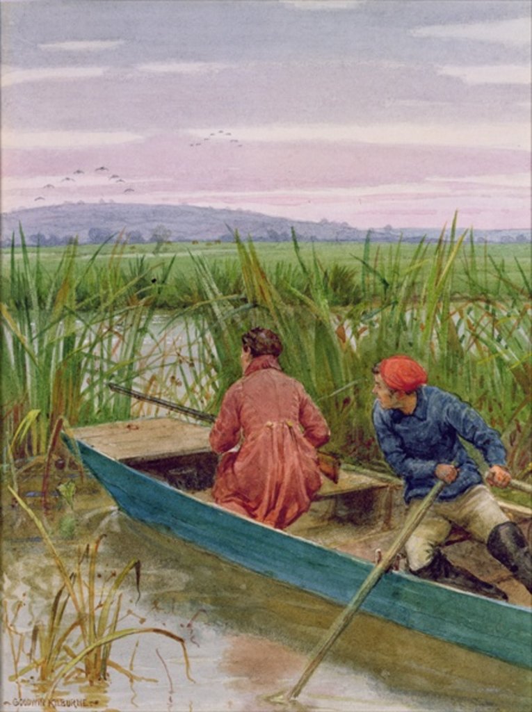 Detail of Duck Shooting by George Goodwin Kilburne